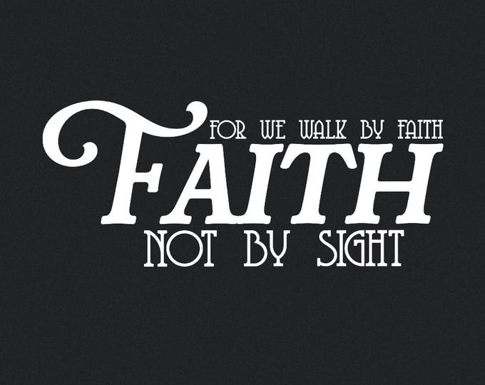 Faith PNG, Inspirational Christian Design, Bible Quote, Walk by Faith, Jesus, Religious Sublimation, Prayer, Inspirational Art