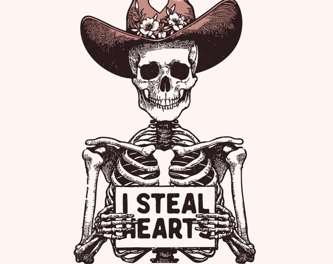 I Steal Hearts Png, Skeleton Valentine, Funny Valentine png, Sublimation Design, Retro Valentine Png, Valentines Day, Sarcastic Valentine