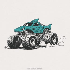 Monster Truck PNG, grafica unica di camion, design a sublimazione, png alla moda, download digitale di arte, Monster PNG, file PNG, grafica a sublimazione