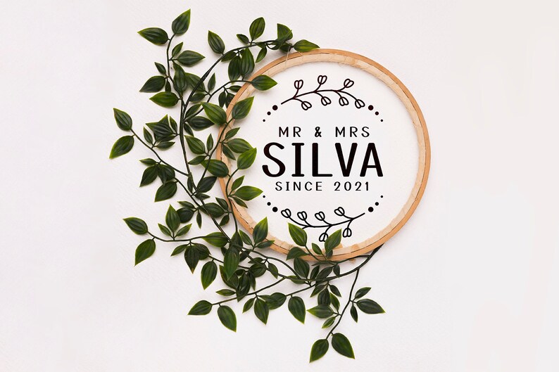 Clip Art Art Collectibles Family Name Sign Svg Family Monogram Svg Hand Drawn Cricut Cut Files Family Split Monogram Sign Family Sign Svg Monogram Svg