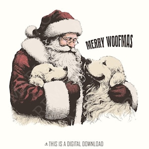 Joyeux Woofmas PNG, Dog Mama PNG, Noël png, téléchargement numérique, amoureux des chiens png, chien Noël PNG, conception par sublimation, cadeau de Noël