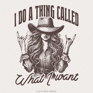 Trendy Western PNG, Cowgirl PNG, Sublimation Design, Vintage Cowboy Digital Download, Wild Western PNG, Silhouette, Instant Download