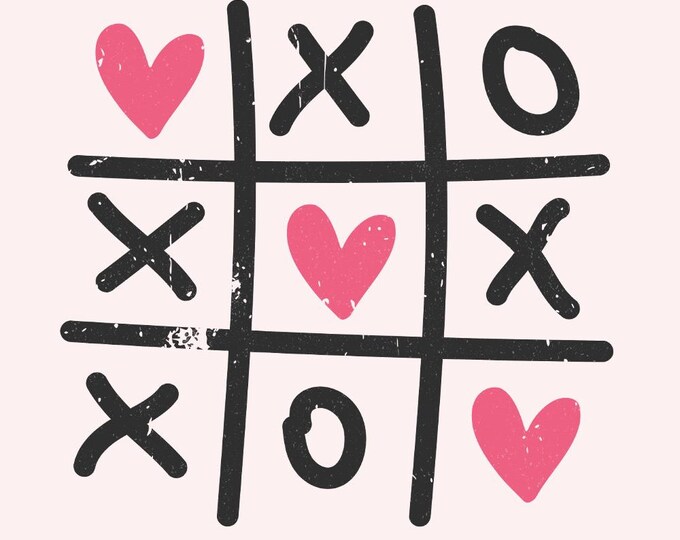 Valentine Png, Valentine Shirt Png, XOXO Png, Tic Tac Toe Png, Love Png, Heart Png, Digital Download, Sublimation Design, Kids Shirt PNG