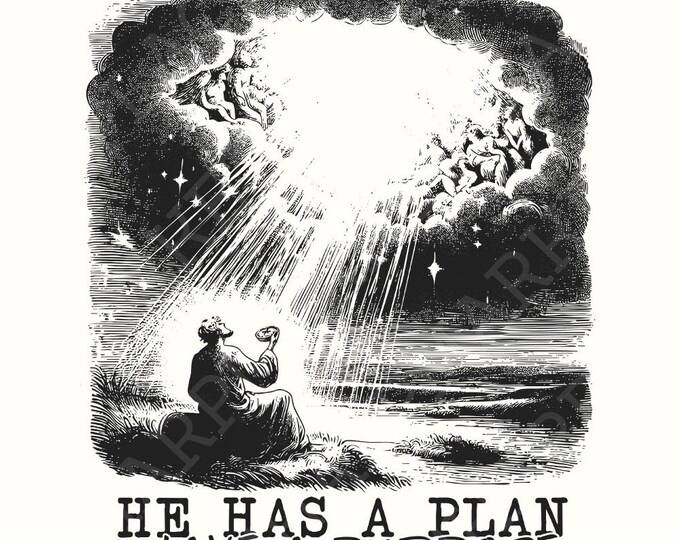 He Has a Plan I Have a Purpose Png, Christian Digital Download, Inspirational Sublimation Design, Jesus Religious Png, Christian Quotes
