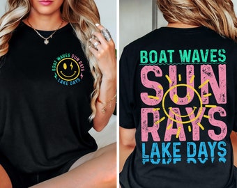 Retro Lake Life Bundle PNG, Summer Boat Trendy Vintage Seltzer, Pontoon, Dalmatian, Beach, Family Vacation, Sublimation, Instant Download