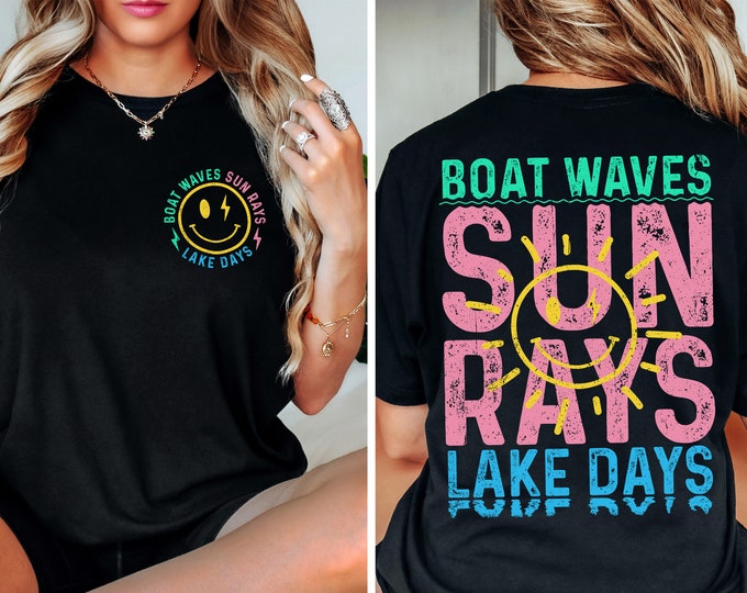 Retro Lake Life Bundle PNG, Summer Boat Trendy Vintage Seltzer, Pontoon, Dalmatian, Beach, Family Vacation, Sublimation, Instant Download