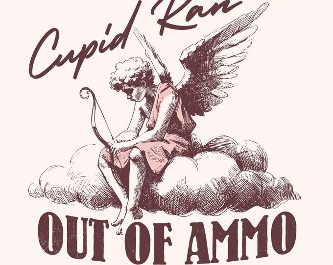 Cupid out of Arrows Png, Funny Valentine png, Love png, Retro Valentines Png, Checkered Valentine Sublimation, Cute Valentines Png