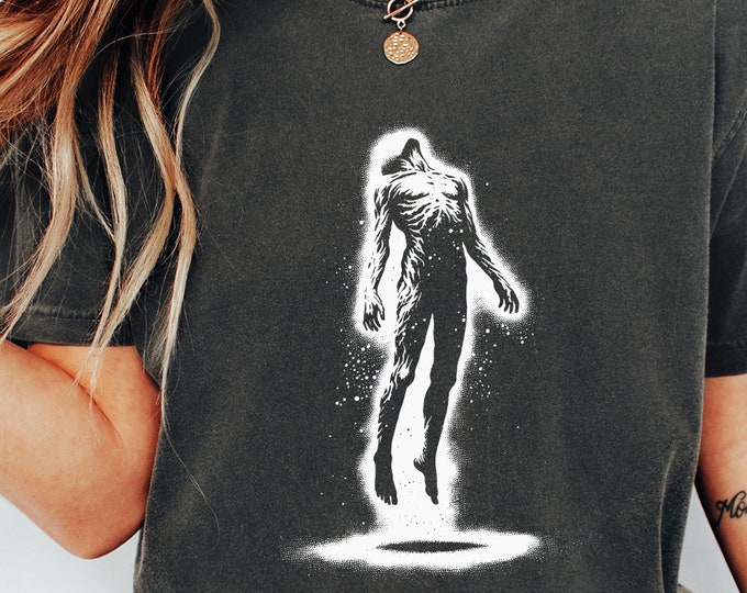Levitating Human PNG, Floating Figure Art, Ascension Illustration, Mystical Human Silhouette, Ethereal Digital Download, Spiritual Glow Art