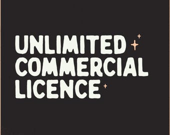 Unlimited Commercial License, Print On Demand License, POD License, Whole Shop License, All Designs License, No Credit Required