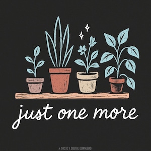 Nur noch ein Pflanzenliebhaber PNG, Pastell Haus Pflanze Clipart, Boho Regal Dekor Digitaler Download, Niedliche Botanische PNG, Pflanzenmutter PNG Datei Kunst