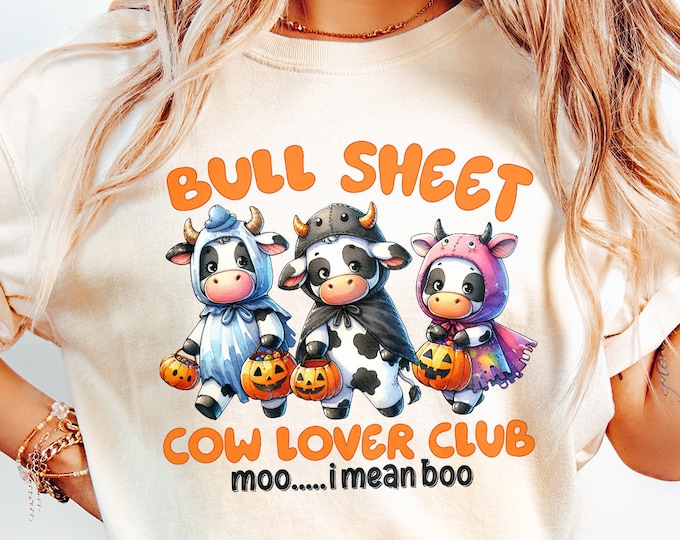 Bull Sheet PNG, Halloween Png, Ghost Cows PNG, Funny Cow Png, Spooky Cow Png, Cow Lover Png, Fall Cows Png, Halloween Cow Png, Download