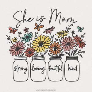 Sie ist Mom Bundle PNG, Mom Life, Muttertag, Retro Mama Zitate, Nana, Oma, gesegnete Mutter, Mom Shirt, Geschenk für Mom, digitale Datei