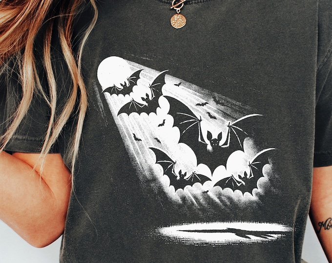 Flying Bats PNG, Gothic Bat Art, Halloween Digital Download, Spooky Bat Illustration, Nocturnal Animals, Dark Aesthetic, Creepy Scene