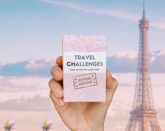 Paren Travel Gift, Adventure Journal, Couples Bucket List, Cadeau voor hem, Cadeau voor haar, Travel Game // 50 Challenges Game