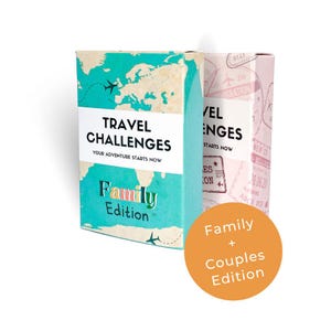 Travel Tribe Pack – Couples Edition & Family Edition, Travel Game, Travel Gift, Adventure gift, Wanderlust Cards
