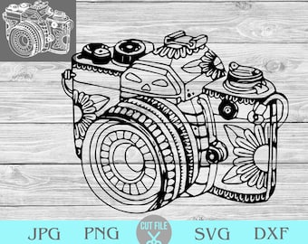 Download Mandala Camera Svg Etsy