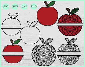 Download Apple Mandala Svg Etsy