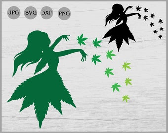 Download Free Cannabis Fairy Etsy SVG Cut Files