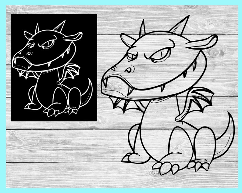 Free Free 271 Cute Baby Dragon Svg SVG PNG EPS DXF File