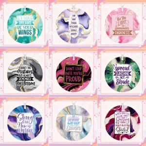 Air Freshener Sublimation Design Bundle, Air Freshener Bundle, Square Sublimation Air Freshener Designs, Air Freshener Designs