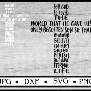 For God so Loved the world svg, John 3:16 svg, Christian svg, Bible Verse svg, Scripture svg,Religious Sublimation design, cricut svg, cameo