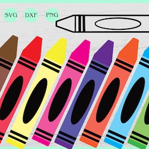 Crayon de couleur svg, svg lot de crayons de couleur, crayon svg, clipart crayon, crayons de couleur svg, svg de la rentrée, école svg, svg enseignant, svg de la maternelle,