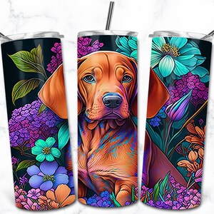 Vizslas 20 Unzen Skinny Tumbler Sublimation Design Vorlagen, Hund Digitaler Download, Welpen Tumbler Wrap PNG, Natur Tier Tumbler