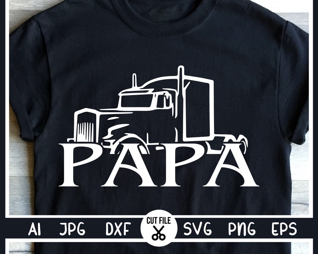 Papa Svg, Dad Svg, Father Svg, Papa Svg, Both Black and White Versions ...