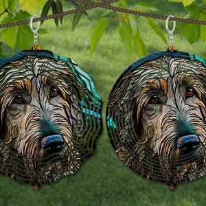 ウルフハウンド ウィンド スピナー昇華、犬用ウィンド スピナー SVG、10 インチ ラウンド ドア ハンガー、コースター デザイン、サンキャッチャー、リース サイン PNG