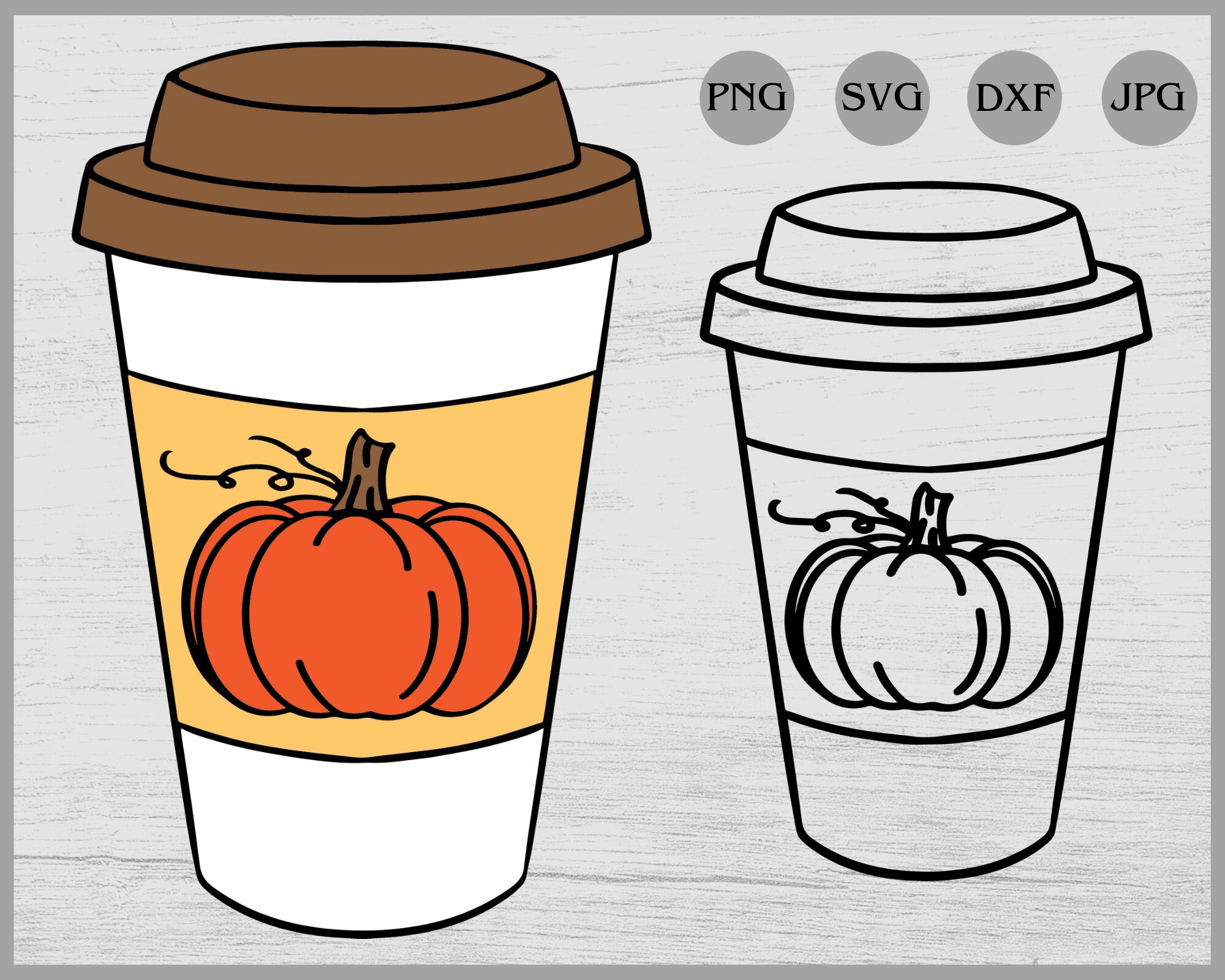 Pumpkin Spice Latte svg Pumpkin Spice svg Pumpkin Latte svg | Etsy