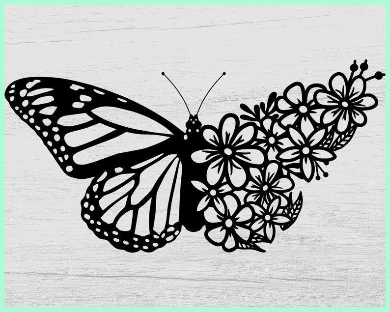 Floral Butterfly Svg Free - 113+ SVG File for Cricut