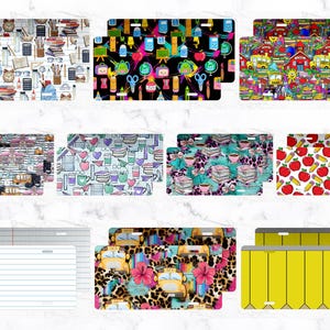 Pacote de sublimação de placas de professores, placas de volta às aulas, designs de sublimação de placas de alunos, designs de placas de carros