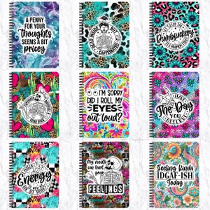 Sarcastic Notebook Funny Sublimation Design, Sarcasm Journal Cover Note Book, Adult Diary Note Book, Sassy Junk Journal Cover