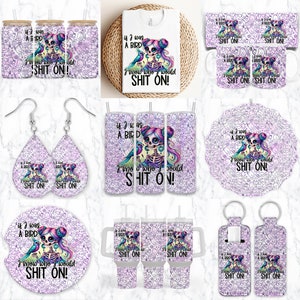 Sarkastische lustige Sublimation, wenn ich ein Vogel wäre, wüsste ich, wen ich auf Wind Spinner, Sarkasmus Tumbler Wrap, schrulliges T-Shirt Skinny Lip Balm scheißen würde