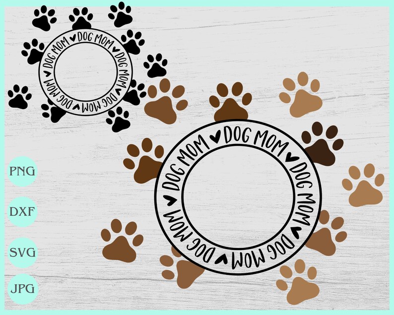 Download Dog mom svg Dog mom coffee cup svg Paw svg Coffee Cold Cup ...