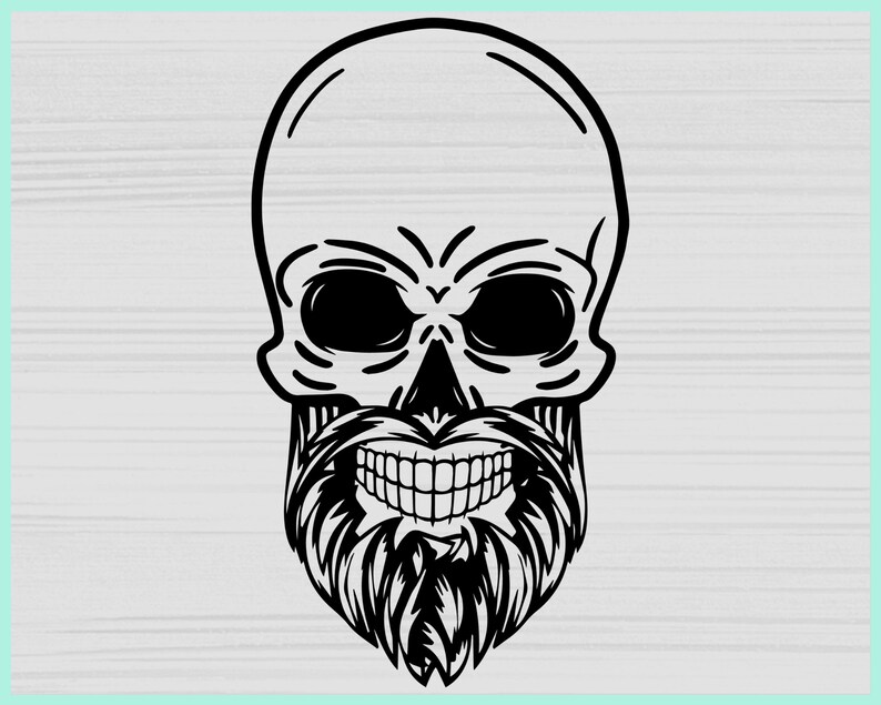 Download Man skull SVG bundle Bearded Skull svg King SkullCowboy | Etsy