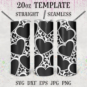 Heart Leopard Burst Tumbler Template svg, Burst tumbler svg,Burst Template svg,Tumbler Tape Template,Tumbler Template Burst svg,Peekaboo svg