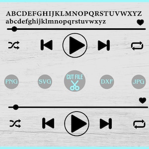 Music Player svg, Song Art svg, Acrylic Song Art, Glass Song Art, Music Player png, Track display svg, svg files for cricut, sublimation png