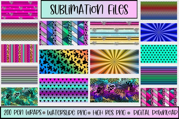 pen wrap epoxy bundle epoxy pen wrap printable vinyl etsy