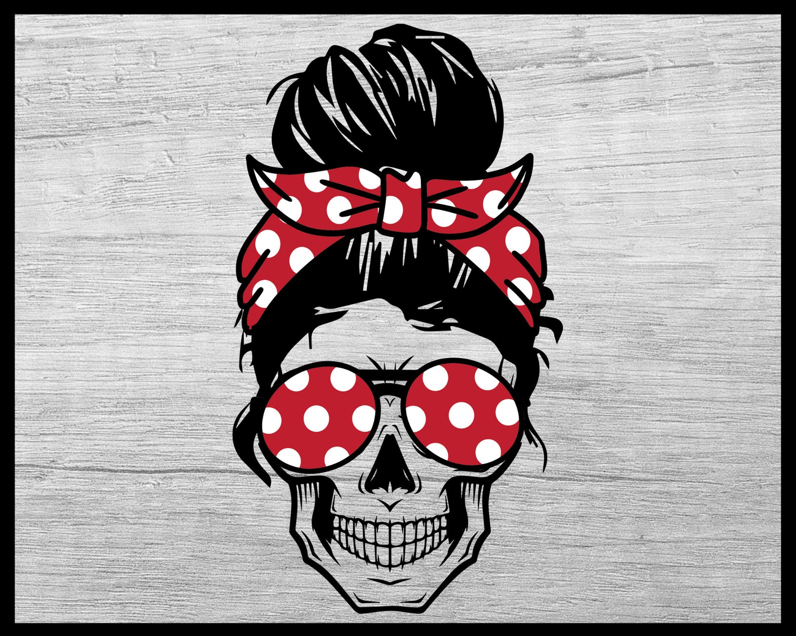 Download Mom life Skull svg Messy bun skull svg Mom life SVG Skull ...