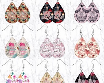 Dark Romance Earring Teardrop Sublimatie, Smutty Book Club Earring sublimeren, Spicy Booktok Tear Drop Digital Earring Book Lovers Designs