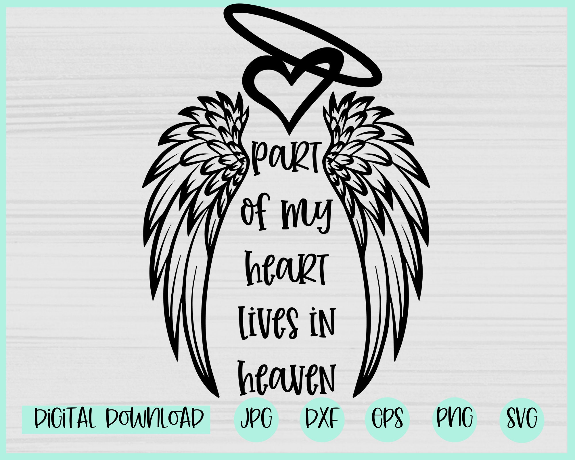 Part Of My Heart Lives In Heaven Svg Memorial Ornament Svg Etsy Australia Part Of My Heart Lives In Heaven Svg Memorial Ornament Svg Etsy Australia