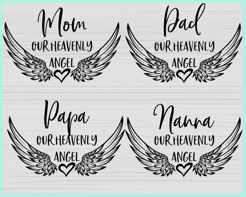 Download Memorial svg bundle Christmas Memorial svg In Loving ...