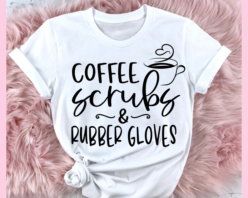 Download Coffee Scrubs and Rubber Gloves svg Coffee scrubs and ...