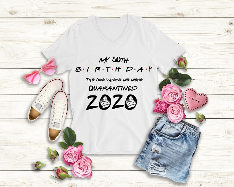 Download 50th Birthday 2020 SVG The One Where we were Quarantined | Etsy