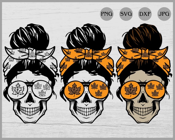 Fall Mom Life Skull Svg Fall Momlife Svg Fall Svg Autumn Etsy