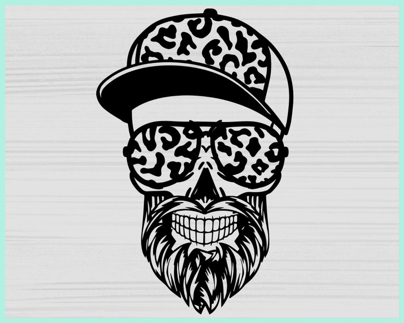 Download Leopard Mom life Skull svg Dad Life skull svg Messy bun | Etsy