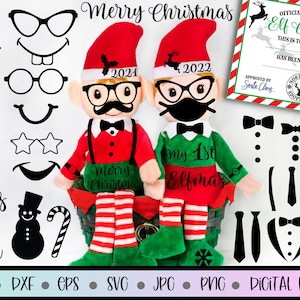 Elf Kit SVG, Elf Toy Kit SVG, Elf vermomming SVG, Elf dressup SVG, Elf adoptie papieren SVG, elf SVG, eerste kerst elf, santas kleine helper