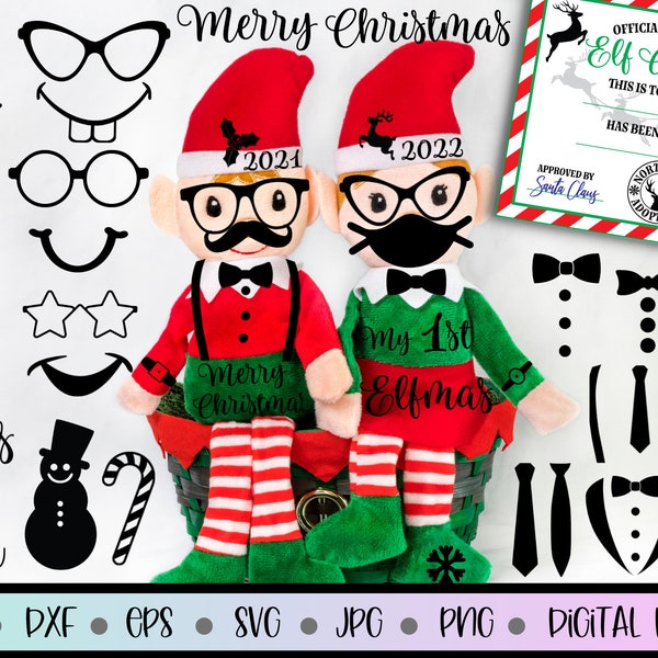 Elf Kit svg, Elf Toy Kit svg, Elf Disguise svg, Elf dressup svg, Elf Adoption papers svg, Elf svg, First Christmas Elf, santas little helper