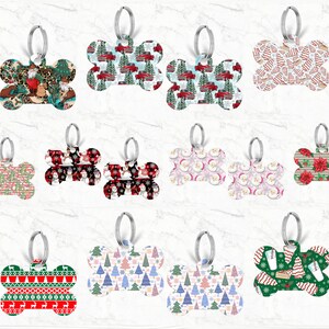 Bone Dog Tag Sublimation Design Bundle, Bone Dog Tag Bundle, Pet Tag Sublimation Designs, Bone Dog Tag Designs, Sublimation Bundle image 2